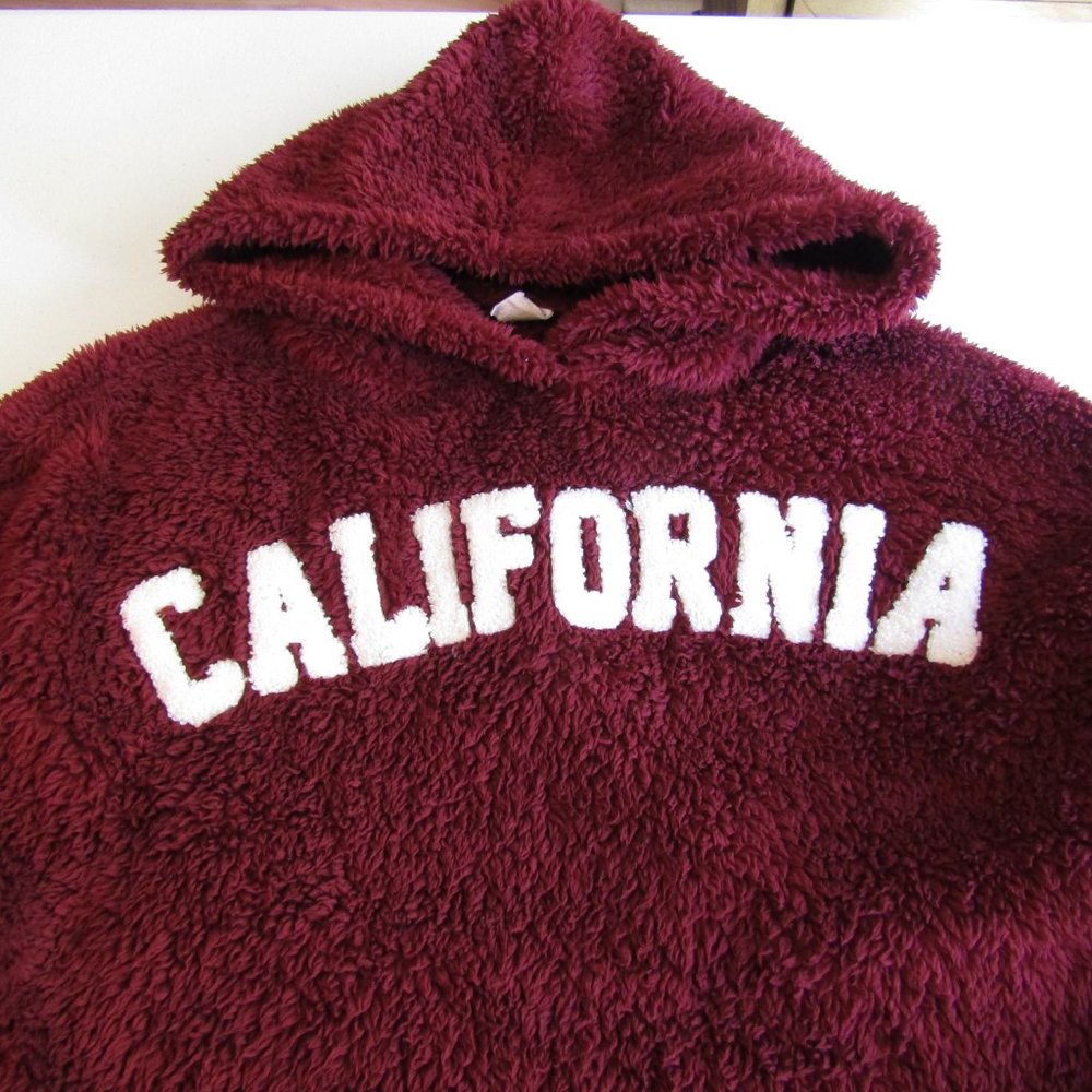 SHEIN Cropped Fuzzy Hoodie Size 11-12 Youth